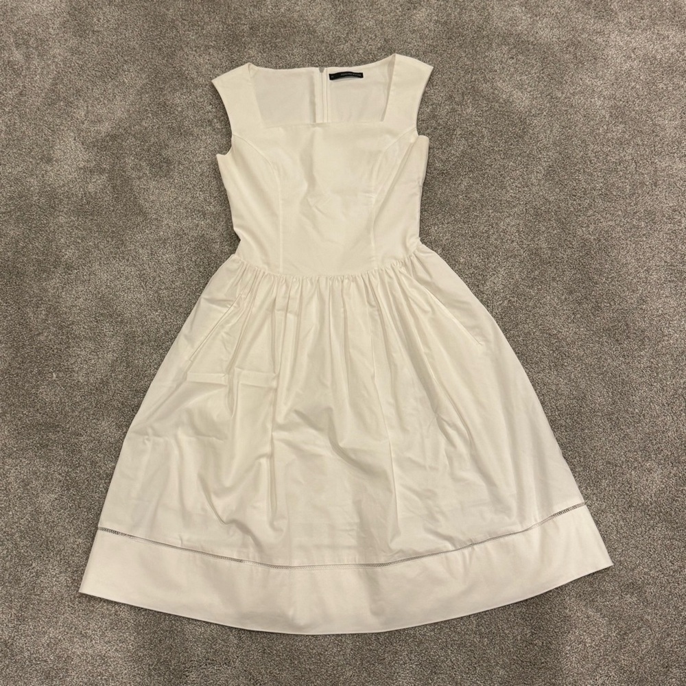 Foxey New York Audrey White Flared Mini Dress size Japan 38